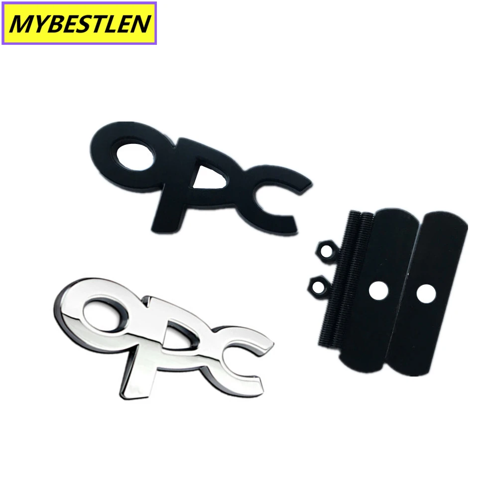

GR-EB4 3D Chrome OPC metal Front Grille Emblem Badge Sticker accessories Decals For Opel Zafira Astra Vectra styling