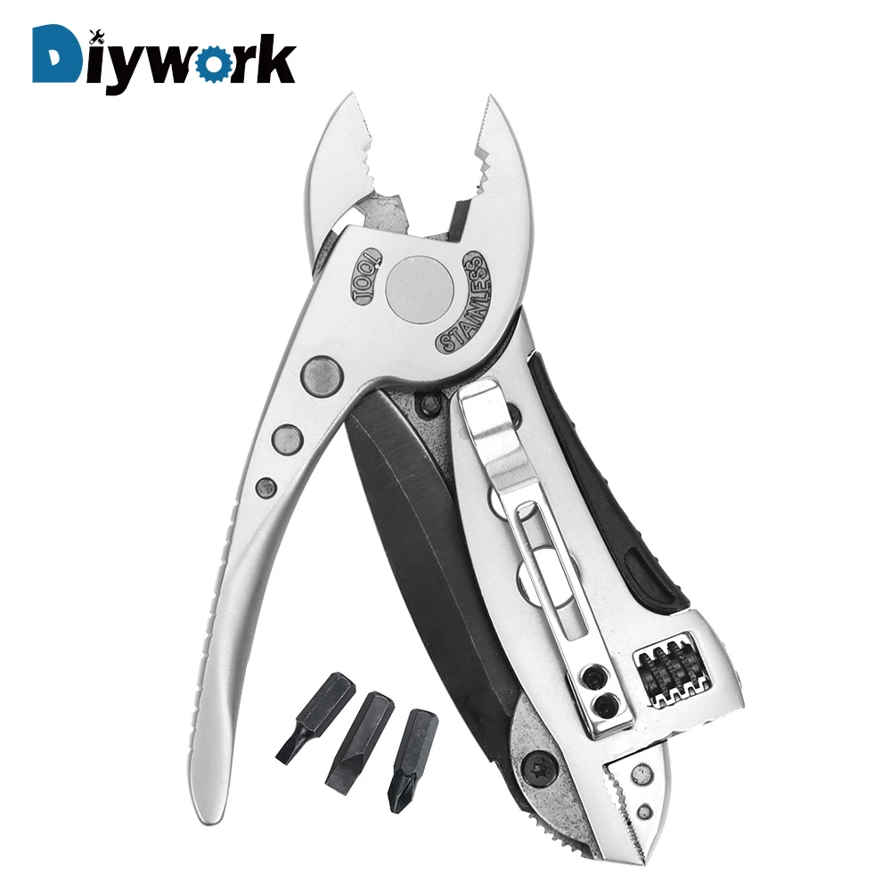 DIYWORK Pliers Knife Screwdriver Set Multifunctional Outdoor Camping