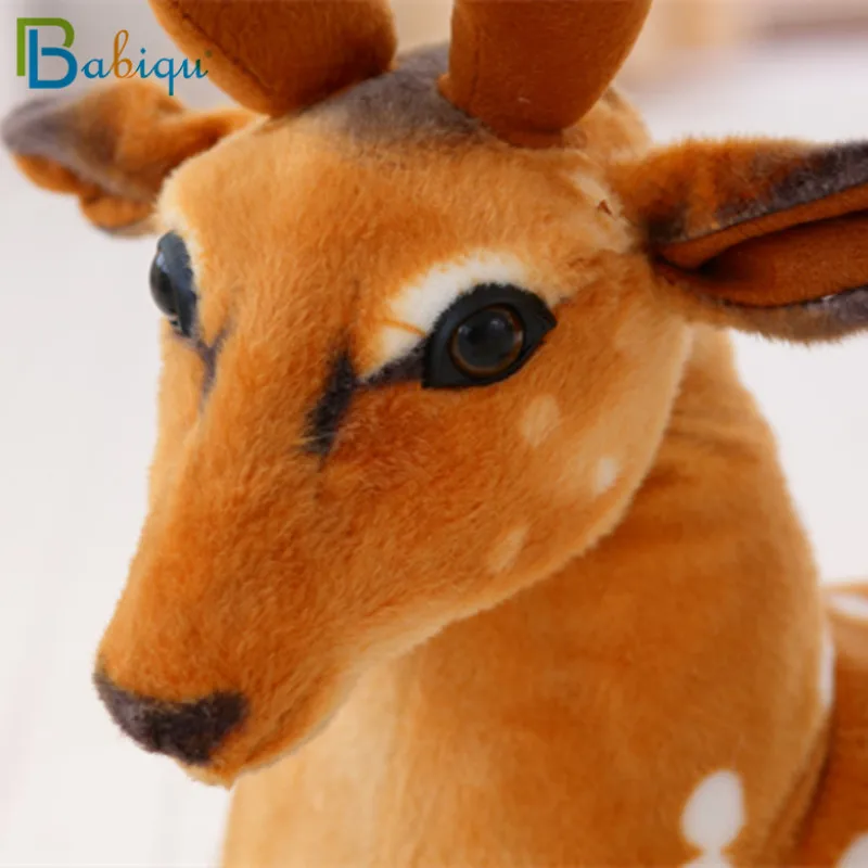 Babiqu 1 шт. 30 60 см имитация животного плюшевые игрушки Сика олень кукла