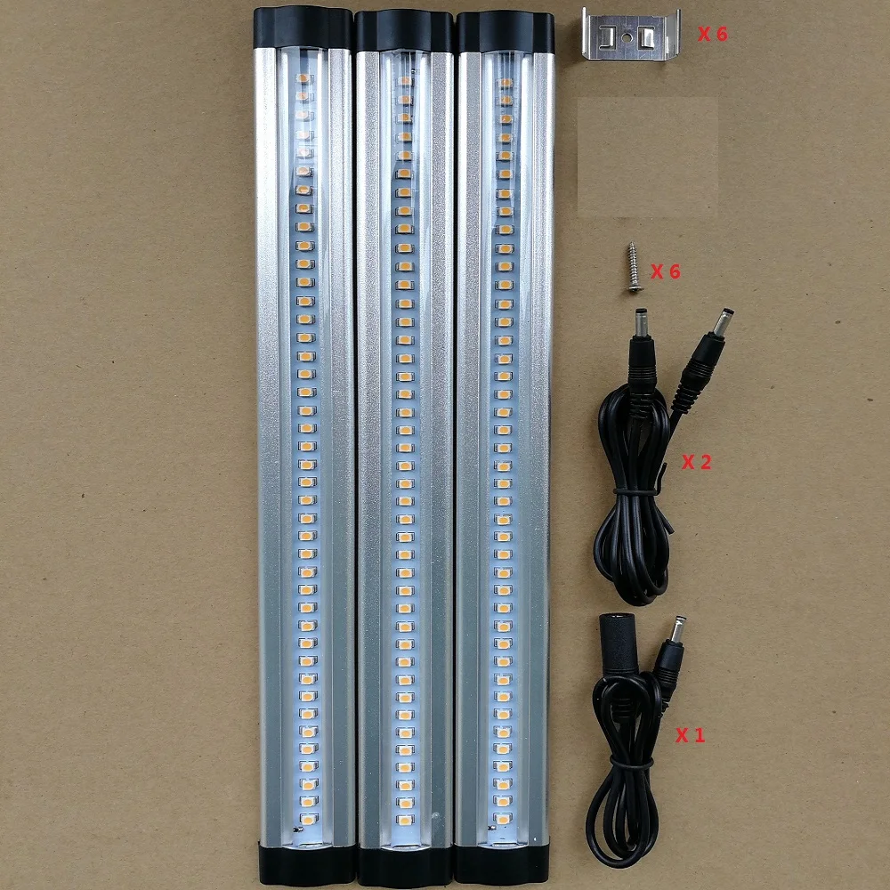 3pcsx30cm LED Aluminum channel with SMD3528 42Leds Super bright CRI >95