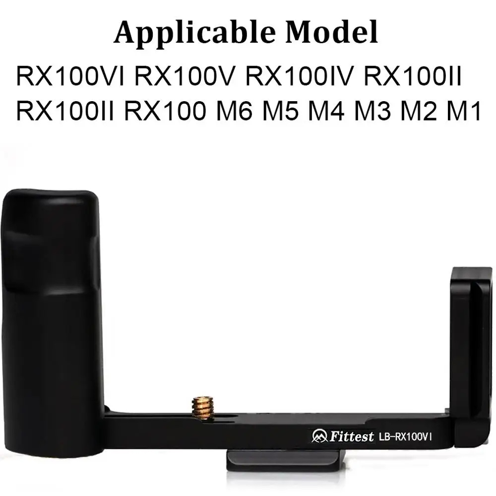 Camera Hand Grip Quick Release L Plate Bracket for Sony Cyber-Shot DSC RX100 VII RX100 VI V IV III II