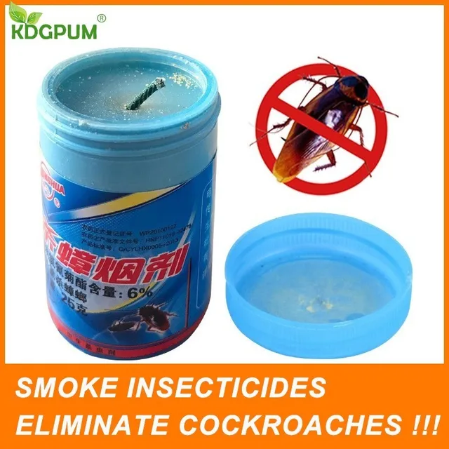 1PCS Effective Cockroach Poison Cockroaches Medicine Smoke Bomb Bait Flies Pest Control Tobacco