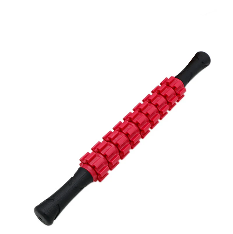 9 Ponit gear массажный ролик для ног Расслабляющая пена ролик мышечная терапия снимает физио Йога блок - Цвет: Красный