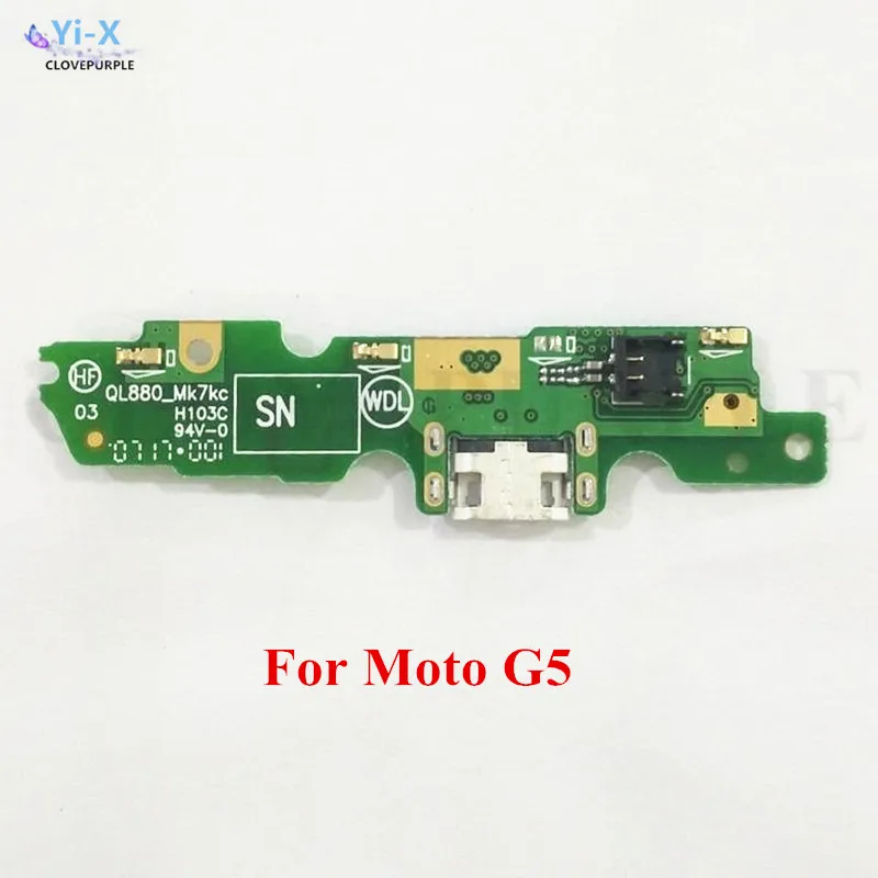

Micro USB Charging Dock Connector Port Flex Cable for Motorola Moto G5 XT1672 XT1676