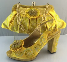 Italienische Schuhe Mit Passender Tasche Set Hohe Qualität Italien Schuh Und tasche Set Zusammenpassende Mode Afrikanische Schuhe Mit Tasche Set ME3310