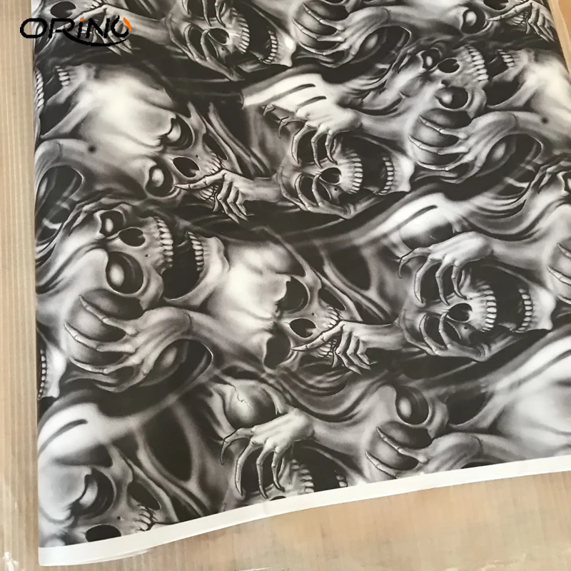 Skull Vinyl Film Car Sticker-25