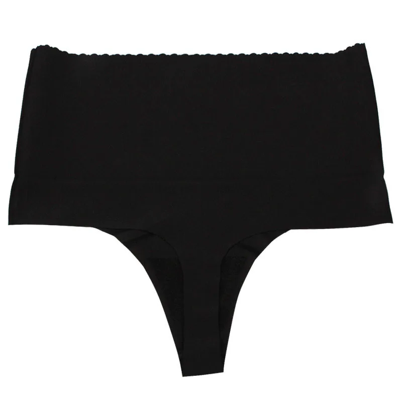 CXZD ladies underwear high waist seamless woman panties slimming sports yoga shorts sexy hip curve underwear T word cotton  (3)