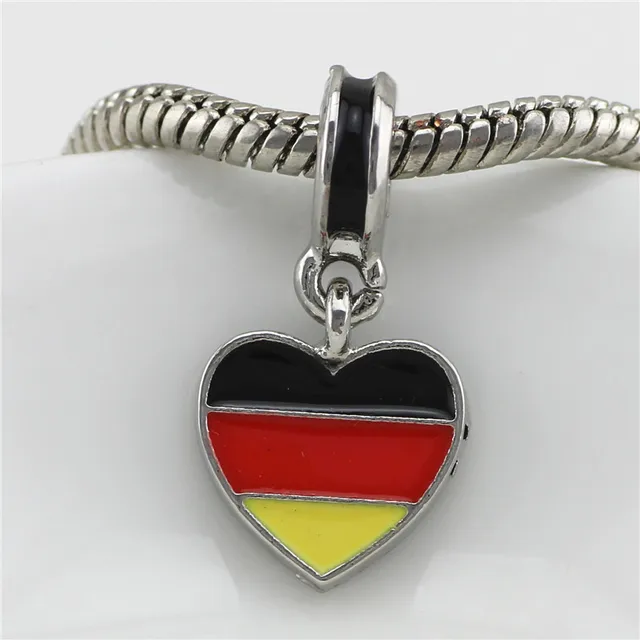 Buy 6 countries national flag pendant fit Pandora