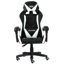 Высокое качество Silla Gaming Poltrona Esports рабочее кресло массаж Синтетическая кожа Эргономика офисная мебель может лежать стальные ножки