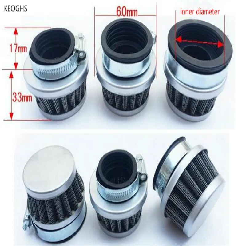High quality airfilter scooter air filter motorcycle 35mm air filter 38mm 32mm luchtfilter 42mm