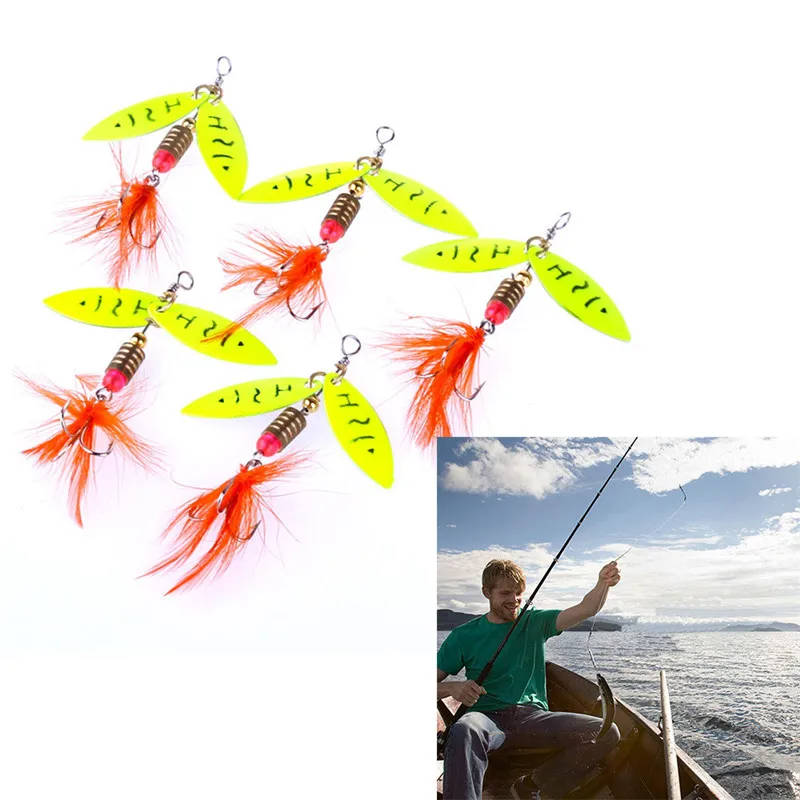 6pc Lures Fishing Bait Tankle Wobbler Lifelike Metal Sea Swim Bait Shad Lot Spoon Hard Bait Min Now
