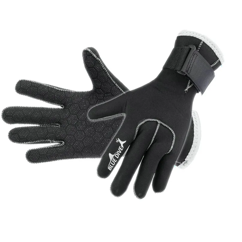 Diving Gloves 3MM Neoprene Cold-proof Winter Swim Swimming Scuba Snorkeling Diving Gloves Man women #2y17 (4)