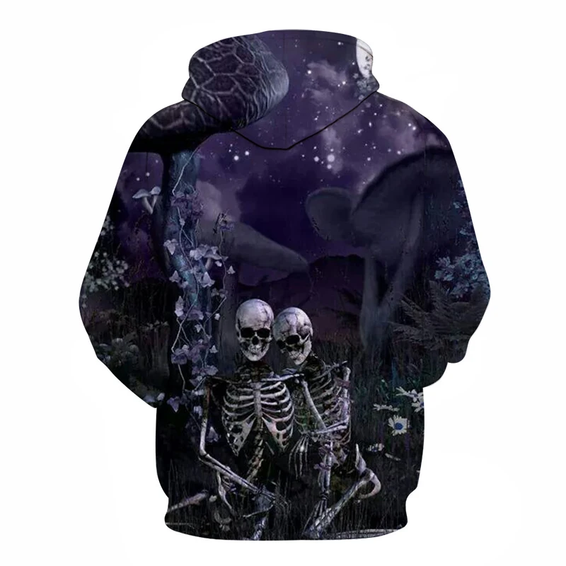 Фиолетовый Galaxy пространство треугольники мужские толстовки 3D принты свитер с капюшоном Прямая поставка пуловер Плюс размеры ZOOTOP медведь