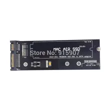 CY 12 + 6pin Cablecc SSD HDD a SATA 22Pin Cartucho de Disco Duro unidad SSD PCBA para 2010 2011 Mac book Air A1369 A1370