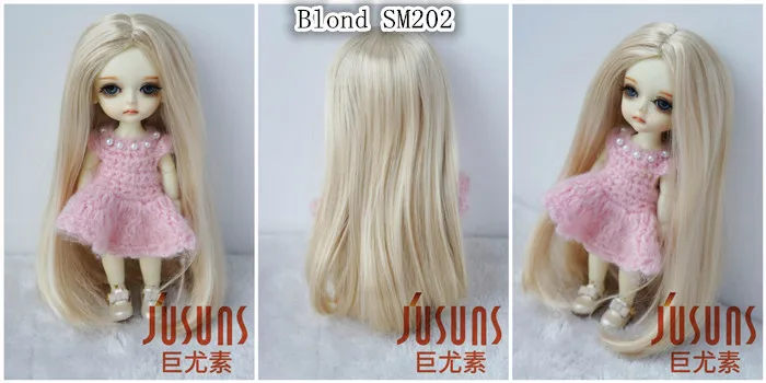 JD016 1/12 1/8 BJD кукольные Парики Мода пробор линия длинный кудрявый парик Размер 3-4 дюйма 4-5 дюймов 5-6 дюймов синтетический мохер кукольные парики