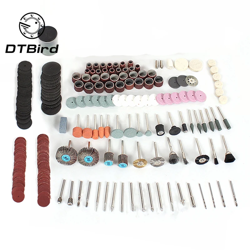 

248pcs/lot Rotary Tool Cutting Grinding Sanding Carving and Polishing Tool Combination Grinder Head Sanding Disc Accessories