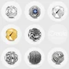 Trèfle Nazar œil Triangle Scorpion orbe royale katmandou plumes perles breloque, 2022 nouvelle mode 925 bijoux en argent Sterling cadeau ► Photo 1/6
