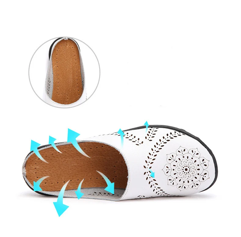 XY 991 Cut Outs Women\\\'s Summer Flats Shoes -3