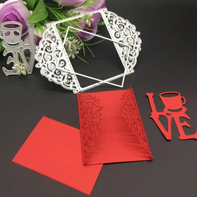 

Metal cutting dies cut lace Scrapbook Paper Craft Card Album Knife Mold Art Cutter