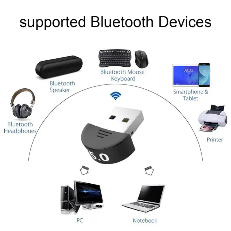 USB Bluetooth 5,0 адаптер приемник беспроводной мини usb-адаптер приемник беспроводной аудио приемник заглушка передатчика
