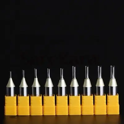 

1/2"*4mm*20mm Two Flutes Straight Bit Router Bits End Mill Slotting Grooving Trimming Knife Milling Cutter Woodworking