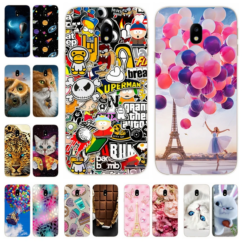 

For Samsung Galaxy J7 2017 J730F Cases Soft Silicone Pattern Cover Case For Samsung J7 2017 J730 J710 J 7 730 Bumper Fundas capa