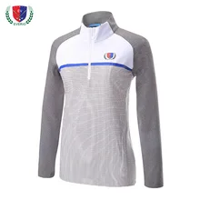 Everio женщин на осень-зиму с длинными рукавами Гольф футболки высокого качества мягкие быстросохнущие дышащие Training спортивные рубашки Гольф одежда