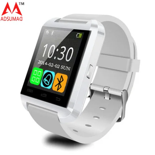 

20pcs/lot Smart Watch U8 Phone Mate Bluetooth watch Altimeter Barometer Pedometer MTK6261 For Android 3 colors with box DHL free