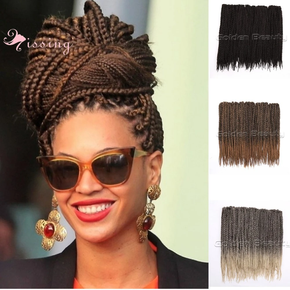 18inches Ombre Color Box Braid Synthetic Hair Medium Length aliexpress hair  Loop Synthetic Crochet braid hair extensions|braiding hair extensions|hair  extensioncrochet braid hair extension - AliExpress