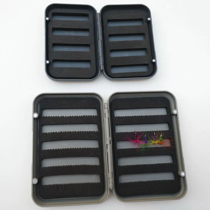 

Lure Tackle Plastic Fishing Bait Storage Protable Case Accessories Box Hook Five Lattice Waterproof Fishing Lure Tackle Box Bag