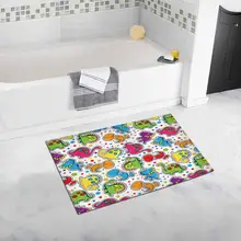 Милые динозавры Нескользящие Ванная комната коврик для ванной коврик, 20 Вт X 32 л cm