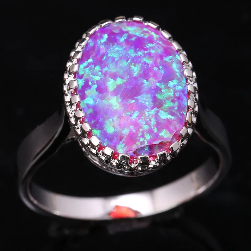 Hot Sell Tantalizing Pink Fire Opal 925 Sterling Silver Jewelry Wedding ...