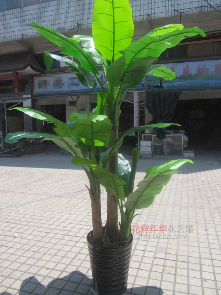 Simulation Tree Banana Tree Bonsai Interior Decorated Living Room Floor Large Green Banana Bonsai Plant For Sale Bonsai Picturebonsai Growing Aliexpress