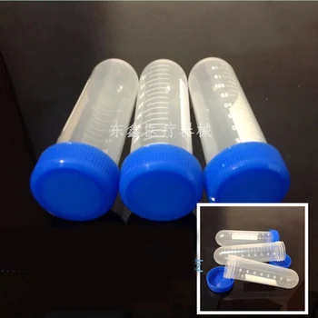 

50ml centrifuge tube round bottom with screw cap tube graduated ep tube 50pcs/bag laboratory equipment