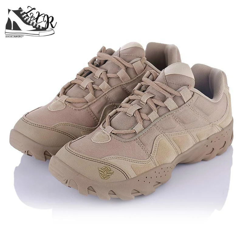 

New Brand Military Tactical Combat Outdoor Sport Army Shoes Men Boots Desert Leather High Boots Men Ankle Boots Comfortable