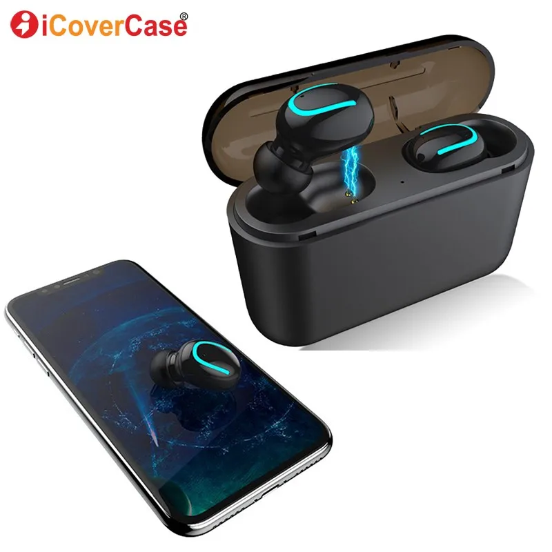 Bluetooth Earphone With Charging Box Wireless Headphone With Mic Earphones For Honor V20 10 Xiaomi 9 Redmi Note 7 Pro Sony XZ4