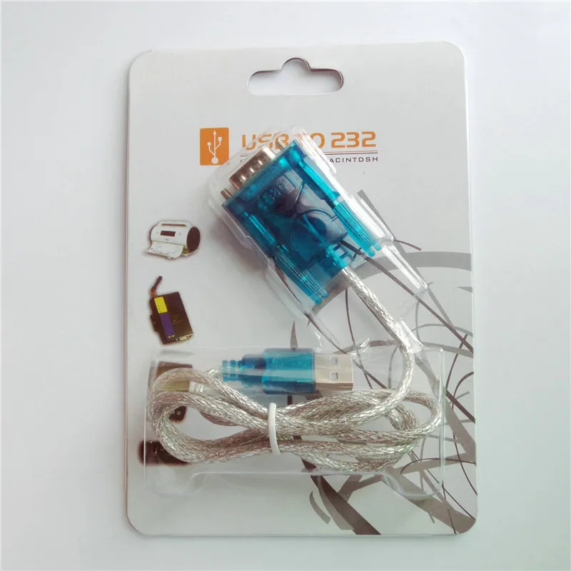 100 компл./лот CH340 USB к RS232 COM порту последовательный PDA 9 pin DB9 Кабель адаптер штырь M/M