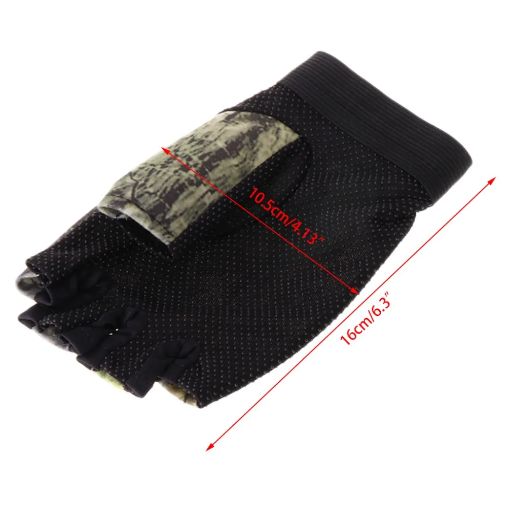 camuflagem luvas de pesca de qualidade superior