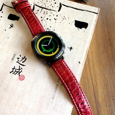Ремешок из натуральной кожи для Samsung Gear S2 Sport Classic 20 мм|Ремешки часов| |