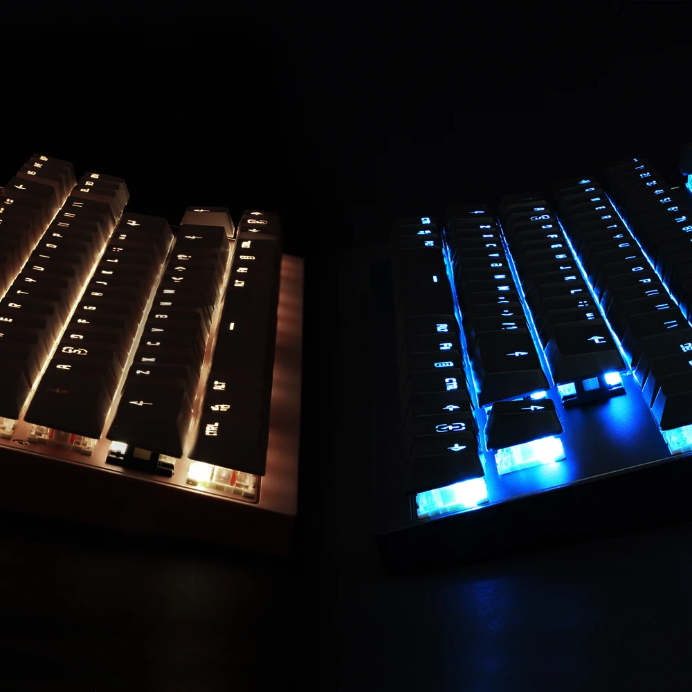 Motospeed Проводная/Беспроводная механическая клавиатура с двумя режимами 87 клавиш 2,4G Беспроводная игровая клавиатура с подсветкой панель из алюминиевого сплава