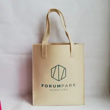 300 шт/партия многоразовые женские модные войлочные сумки на плечо вместительная сумка для продуктов с вашим логотипом на заказ логотип маркетинг Эко сумки