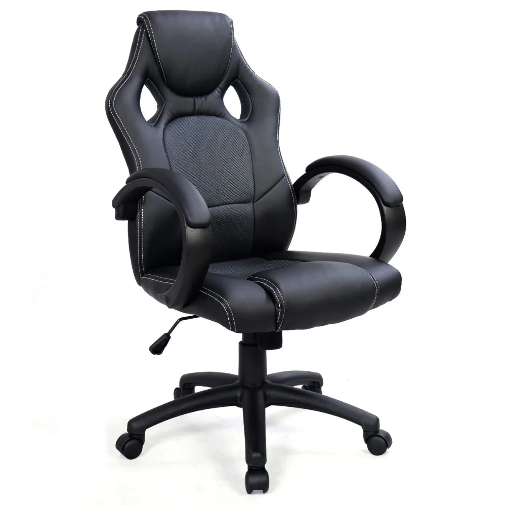 Racing Synthetic Leather Computer Game Chair Internet Cafe Comfortable Household Office Home Furniture Fixture Lift Rotating Racing Synthetic Leather Computer Game Chair Internet Cafe Comfortable Household Office Home Furniture Fixture Lift Rotating