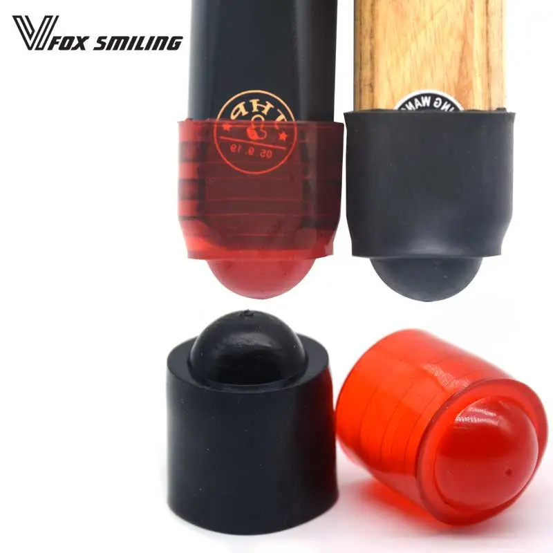 4pcs/Pack Pool Cue Tip  Rubber Cover Billiards Snooker Accessory 
