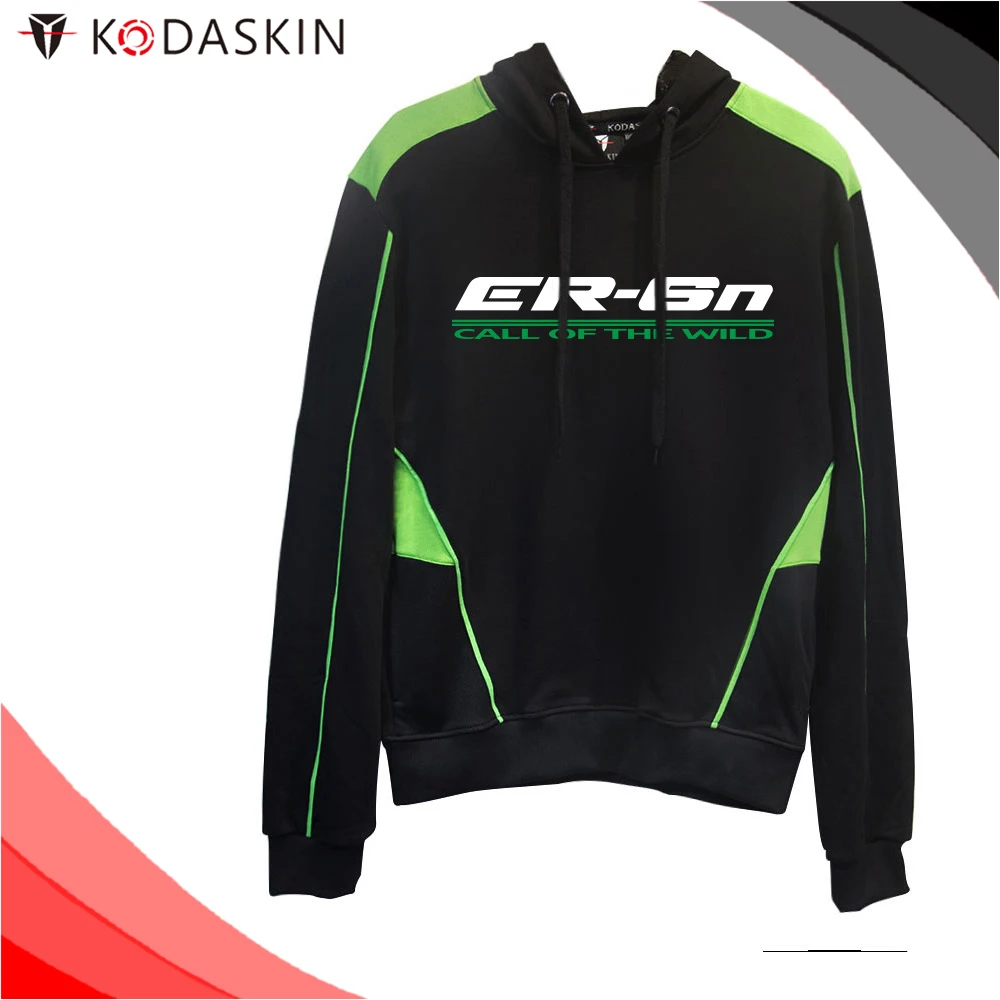 KODASKIN Men Cotton Round Neck Casual Printing Sweater Sweatershirt Hoodies for ER-6N Er6n | Автомобили и мотоциклы