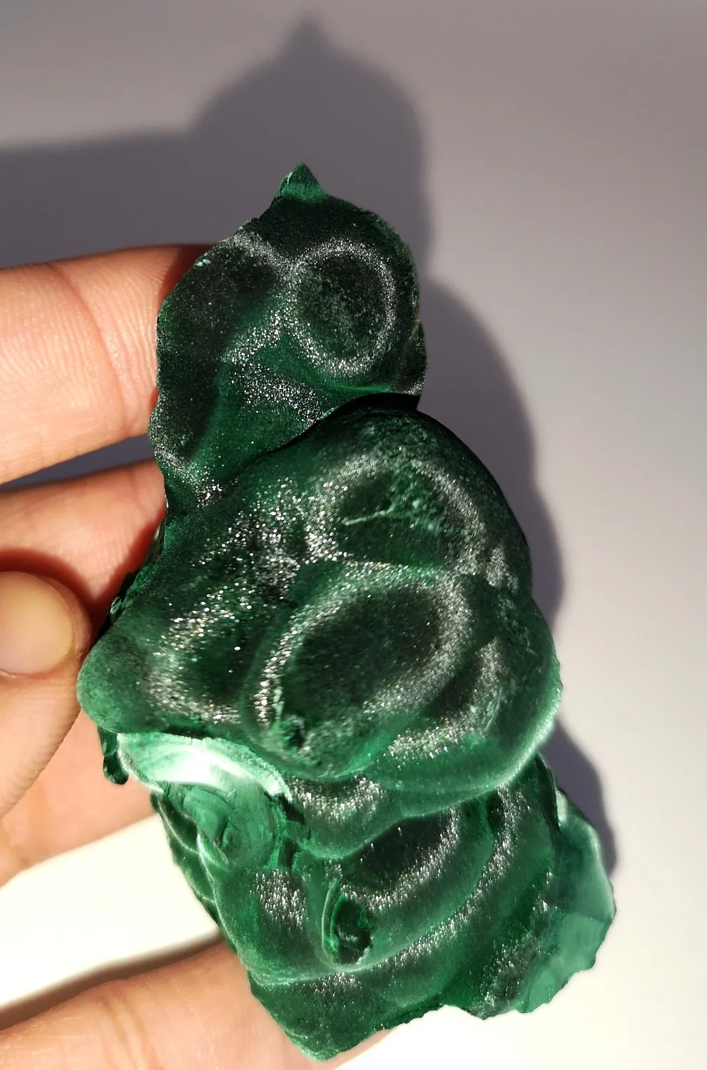 

102g Natural malachite mineral specimen green stone crystal teaching specimen collection free shipping