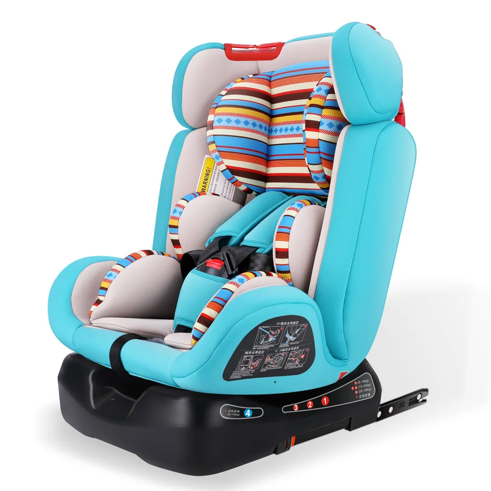 Детское автомобильное безопасное сиденье от 0 до 12 лет, портативное автомобильное сиденье, детское сиденье-усилитель ISOFIX, жесткий