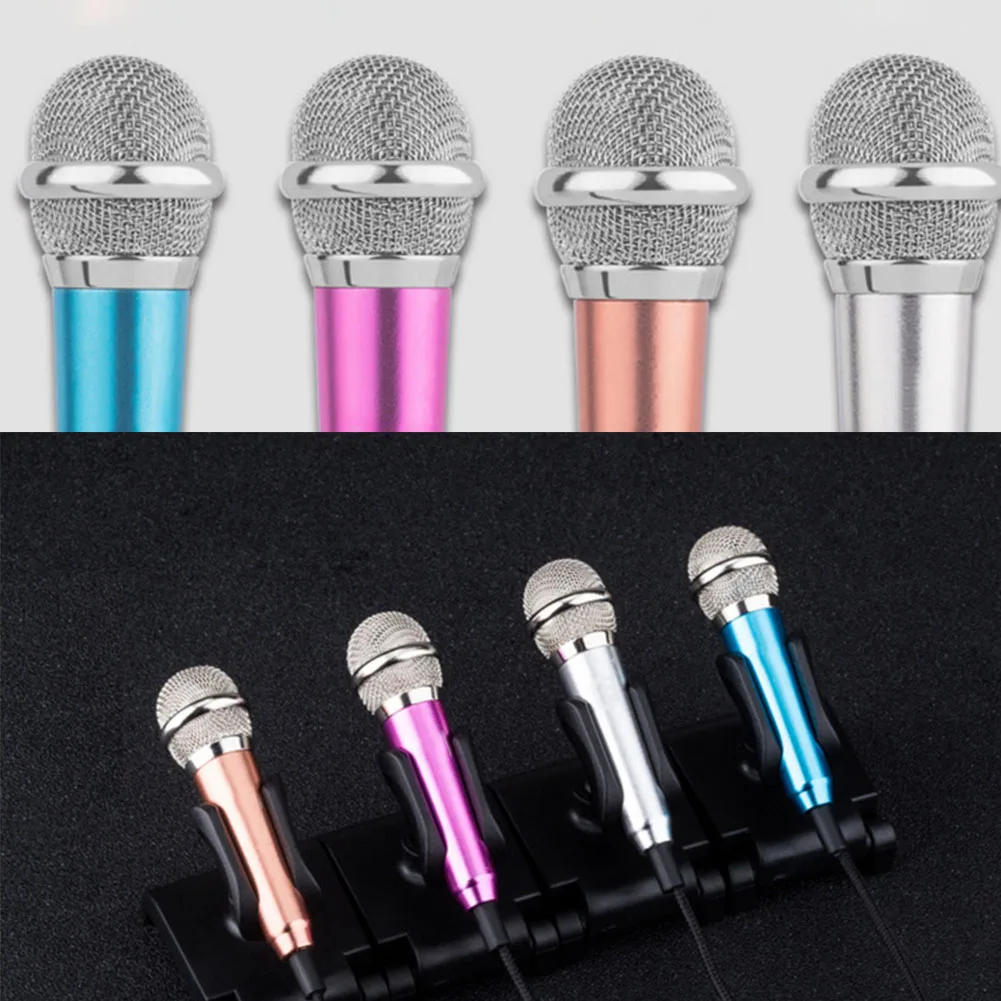 

1X Mini 3.5mm Wired Microphone for Mobile Phone Tablet PC Laptop Speech Sing New