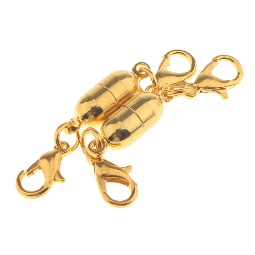 5 Pieces/Lot Two End Lobster Clasp Hook for Jewelry Converter Clasps Peanut Shape Fastener Lobster Claw Jewelry Findings