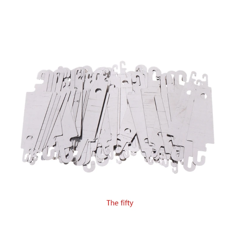 

50Pcs/Bag Portable Home Cross Sewing Needle Threading Guide Device Threader Tool