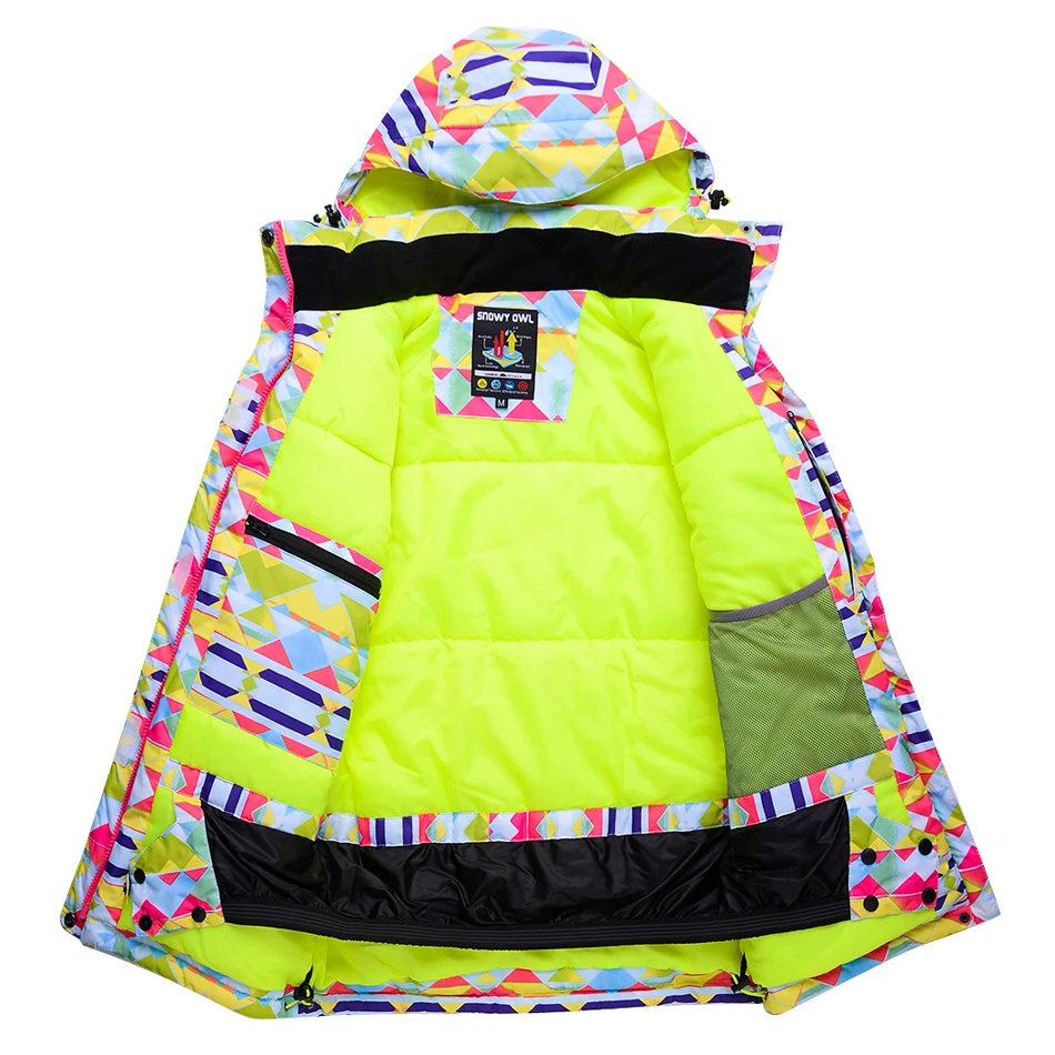 Лыжные куртки, женская куртка для сноубординга, Лыжная зимняя уличная спортивная одежда, теплая, дышащая, водонепроницаемая